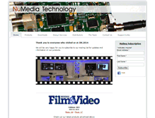 Tablet Screenshot of numediatechnology.com